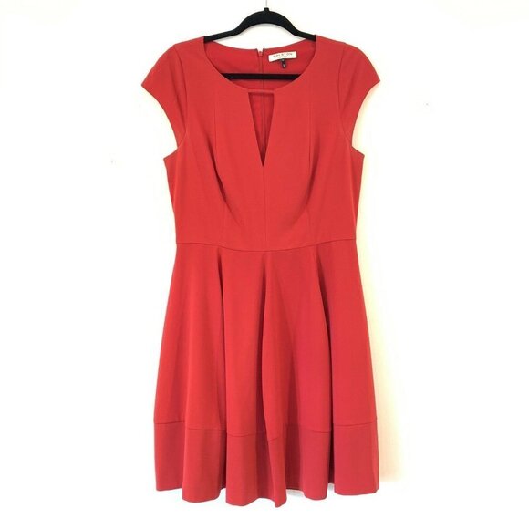 Halston Heritage 12 Keyhole Fit & Flare Dress - Picture 3 of 8